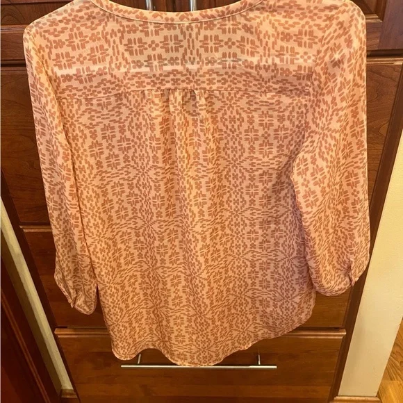 Maurice’s terracotta sheer blouse medium NWT - Picture 2 of 4